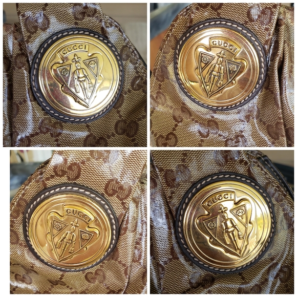 authentic gucci crystal two way bag - Picture 5 of 8